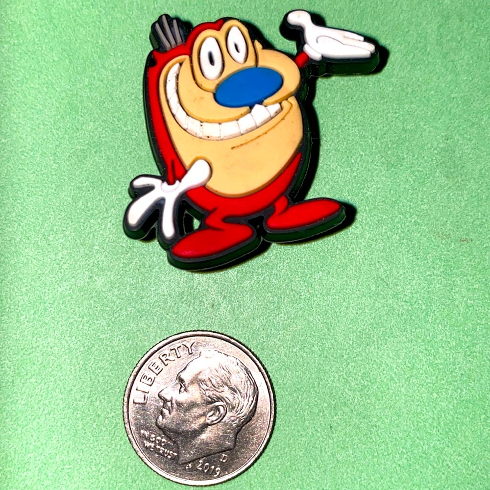 (10 for $15) Ren & Stimpy Cartoon Crocs Shoe Charms
